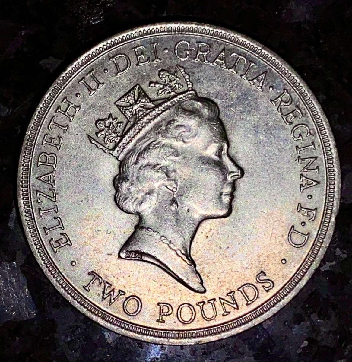 Great Britain. 2 pound 1986