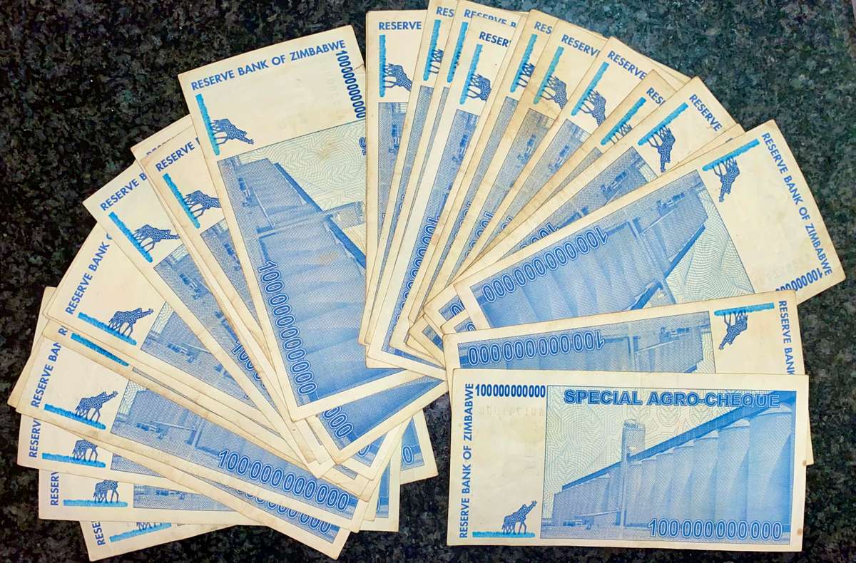 ZIMBABWE 100 BILLION DOLLARS 2008 ARGO CHEQUE (BID PER NOTE) 30 AVAILABLE