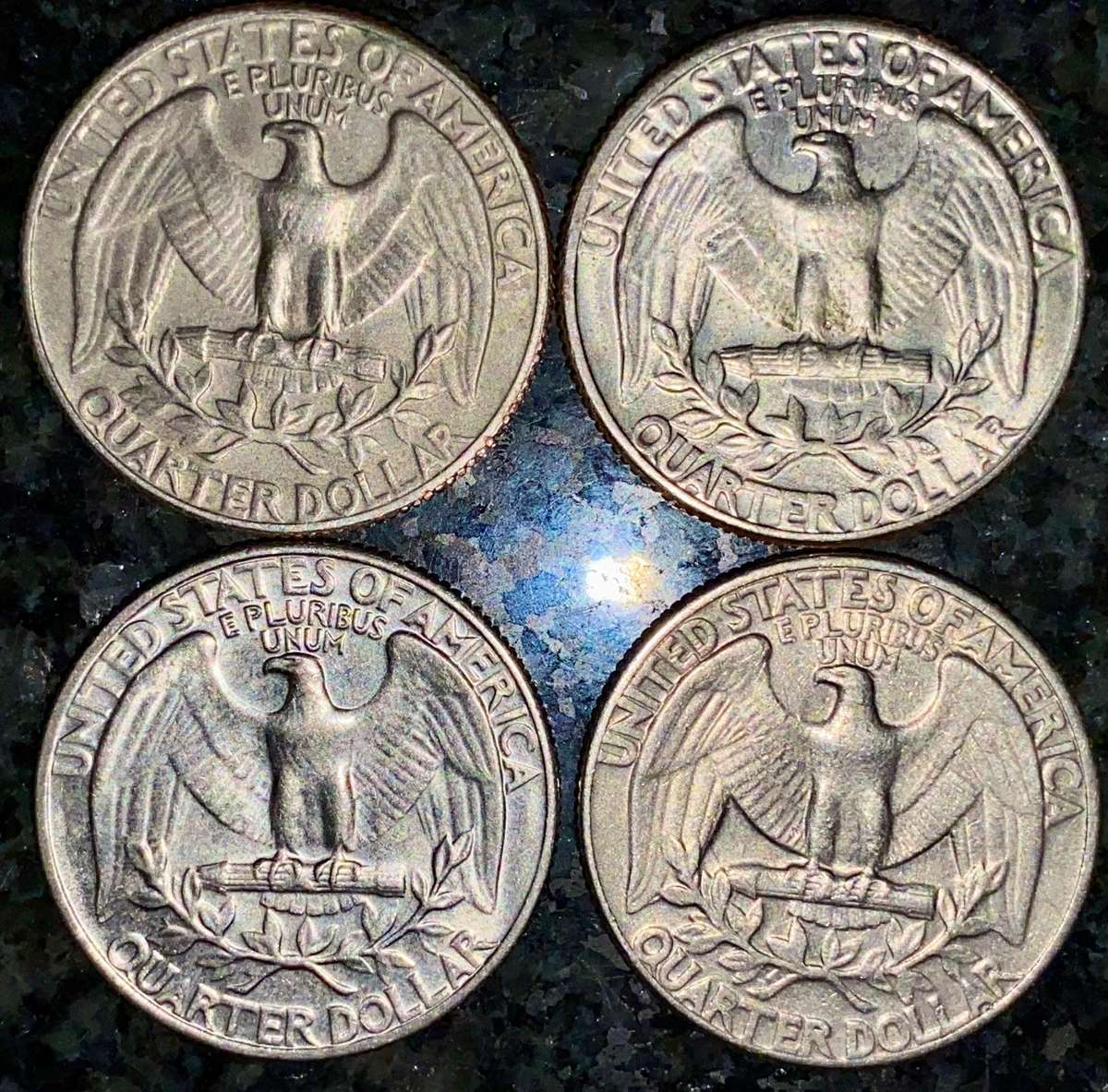 USA set 1/4 dollars 1965 -1966 -1967 -1969 (1 bid takes all)