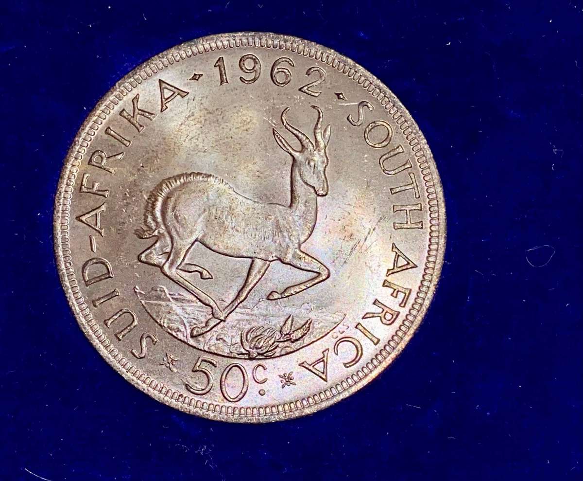 South Africa Proof Set 1962 Low Mintage 2300 in SAM Box