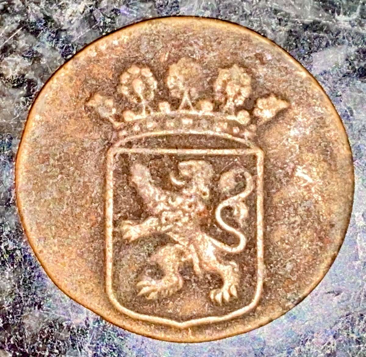 NETHERLANDS VOC DOIT 1734 HOLLAND