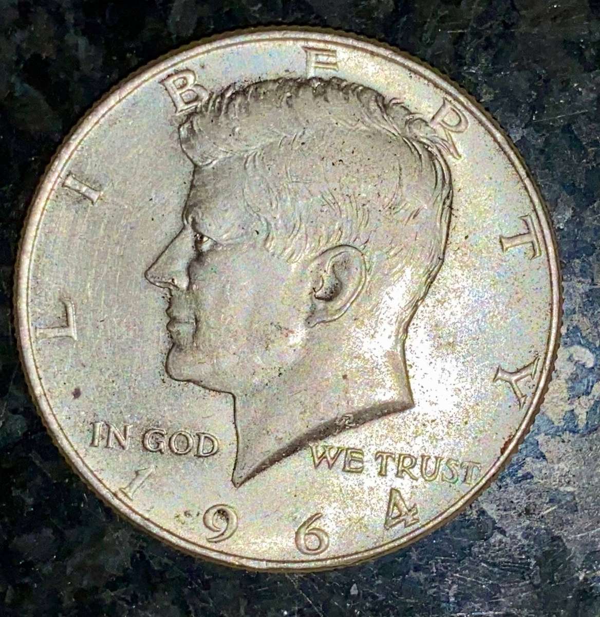 USA Silver 1/2 dollar 1964 -- 90% silver