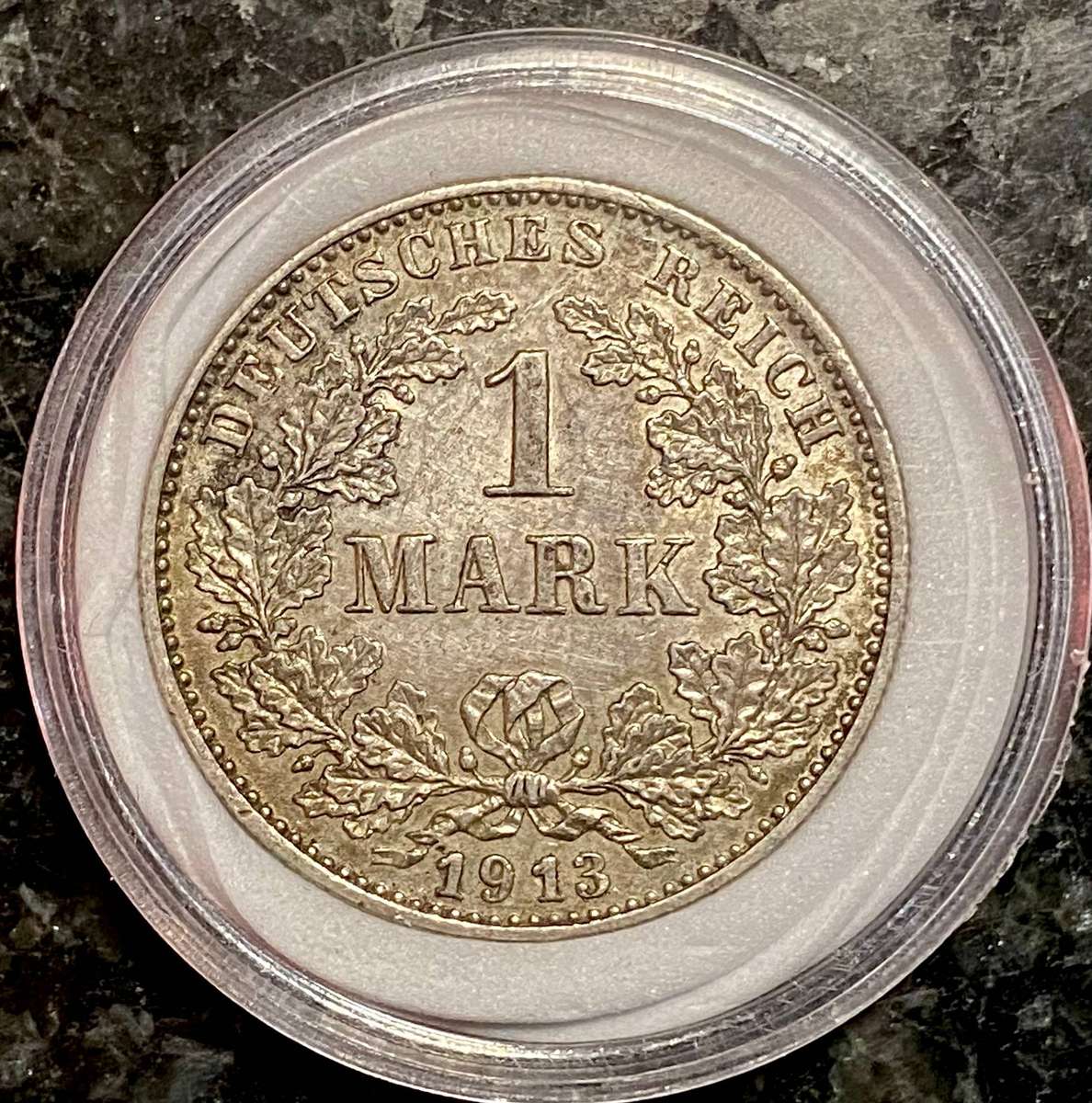Germany. Silver 1 Mark 1913 Baden Mint G