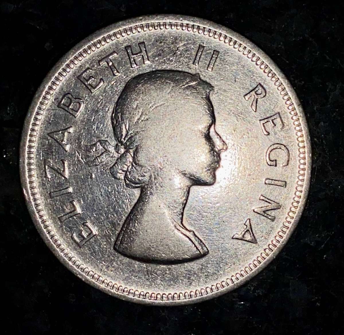 SA Union silver 2 1/2 shilling 1957