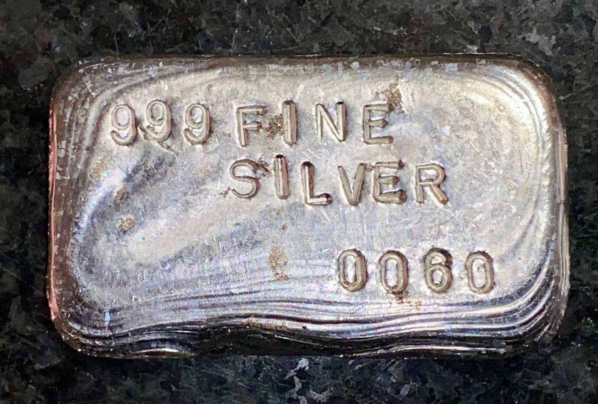 Cast Silver Bar 100g 999 Fine Silver 0060