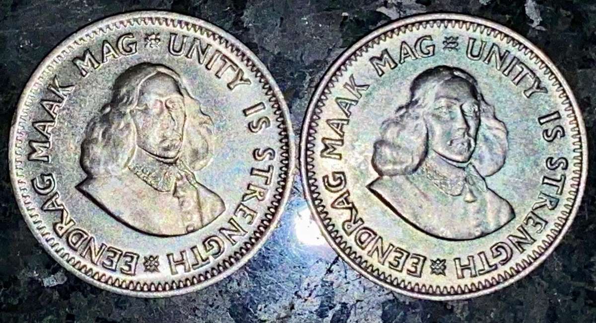 South Africa. Silver 2 1/2 cent 1963 UNC (1 bid takes all)