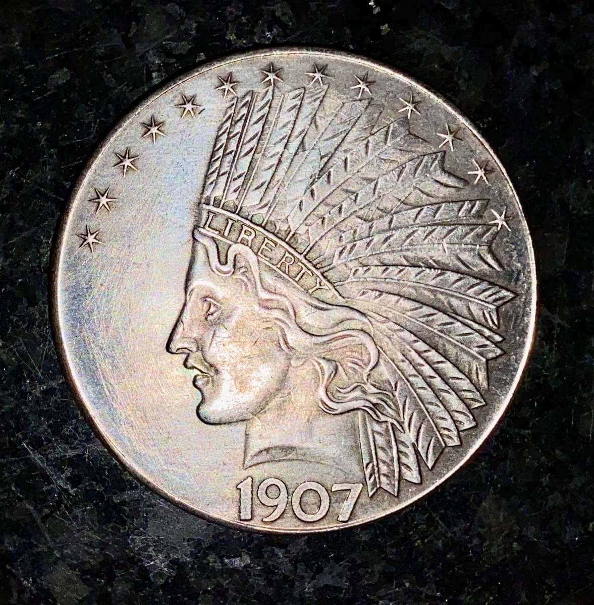 U S A - 10 DOLLARS INDIAN HEAD 1907
