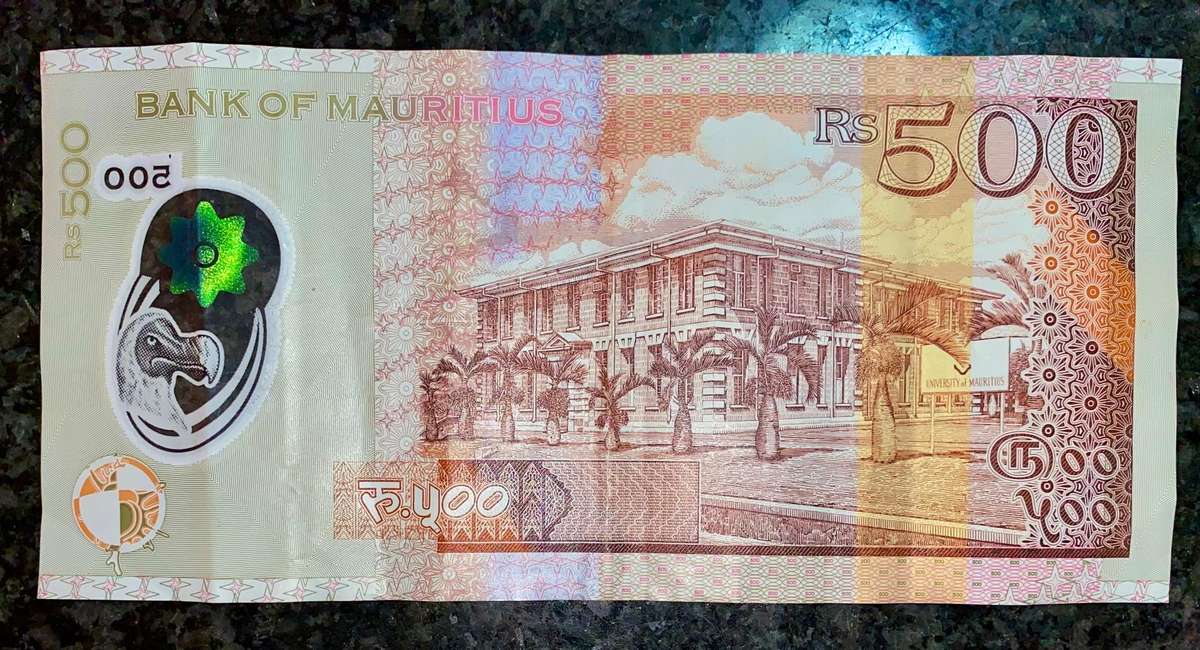 Mauritius. 500 rupees 2013