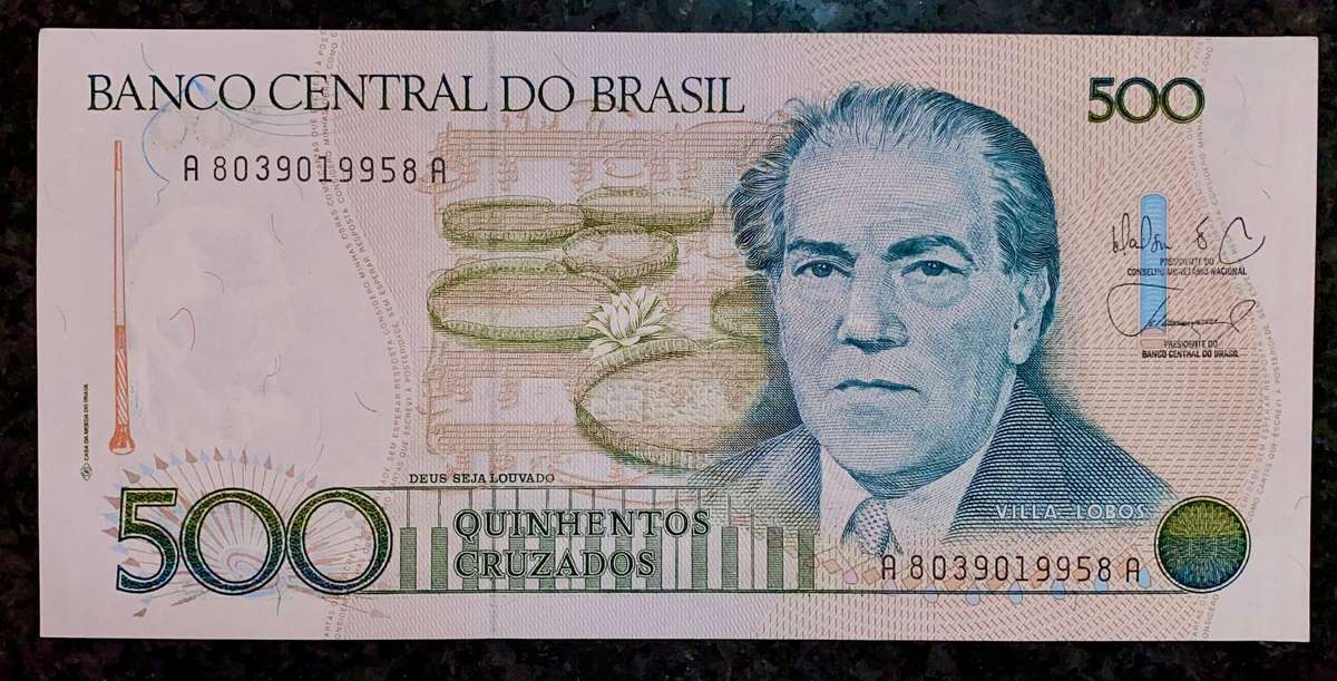 Brasil. 100 Cruzados A 1988  unc
