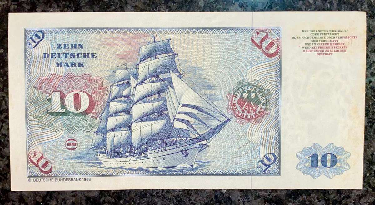 Germany. 10 mark 1980 unc