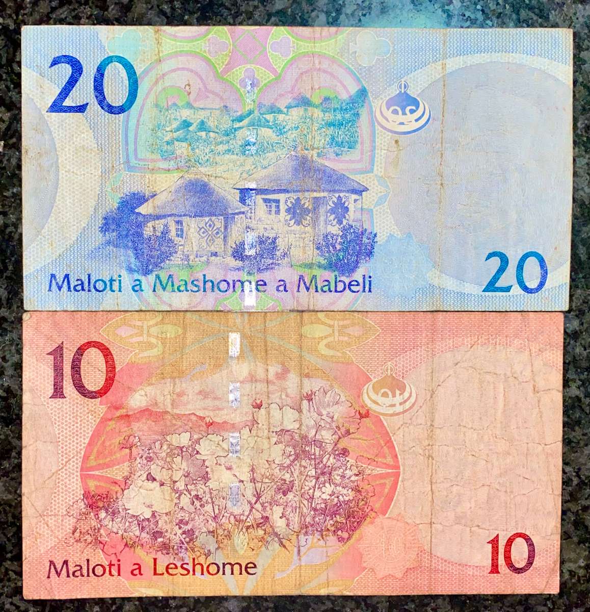 LESOTHO SET 20 MALOTI & 10 MALOTI ND (1 BID TAKES ALL)