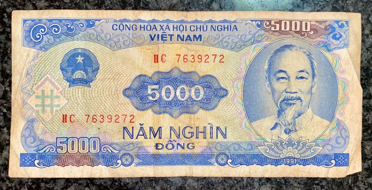 VIETNAM 5000 DONG 1991