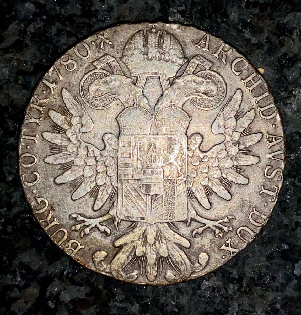 Austria Silver 1 Thaler 1780 -- Maria Theresia -- RS 83% silver value alone R500