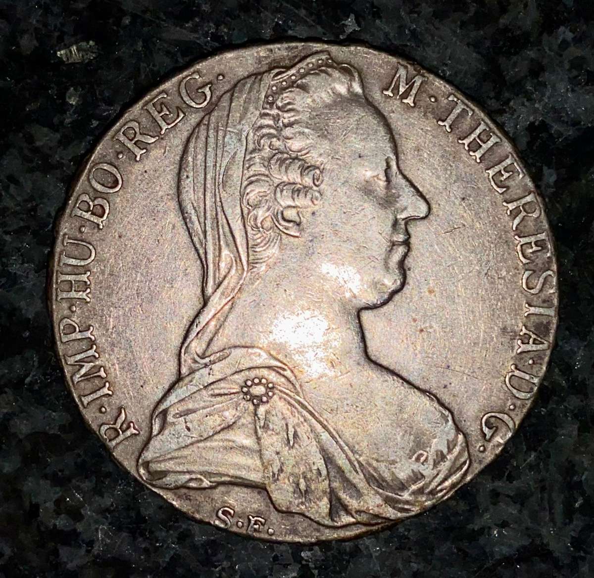 Austria Silver 1 Thaler 1780 -- Maria Theresia -- RS 83% silver value alone R500