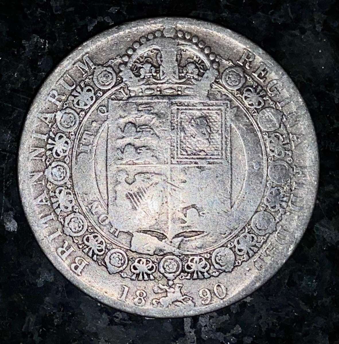 Great Britain. Silver Half Crown 1890 - silver value alone R280