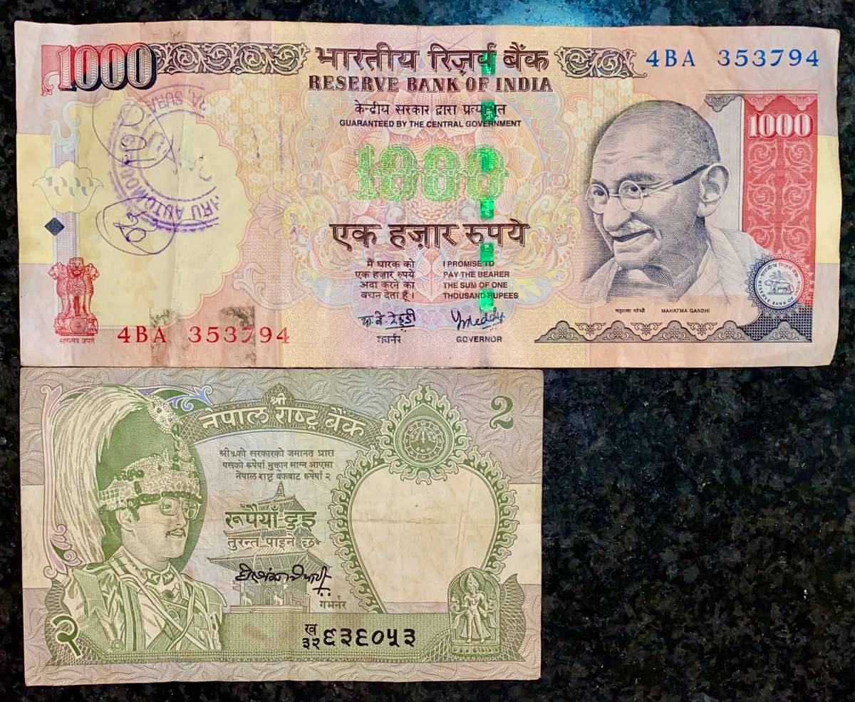 INDIA SET 1000 RUPEE 2006 & 2 RUPEE ND(1 BID TAKE ALL)