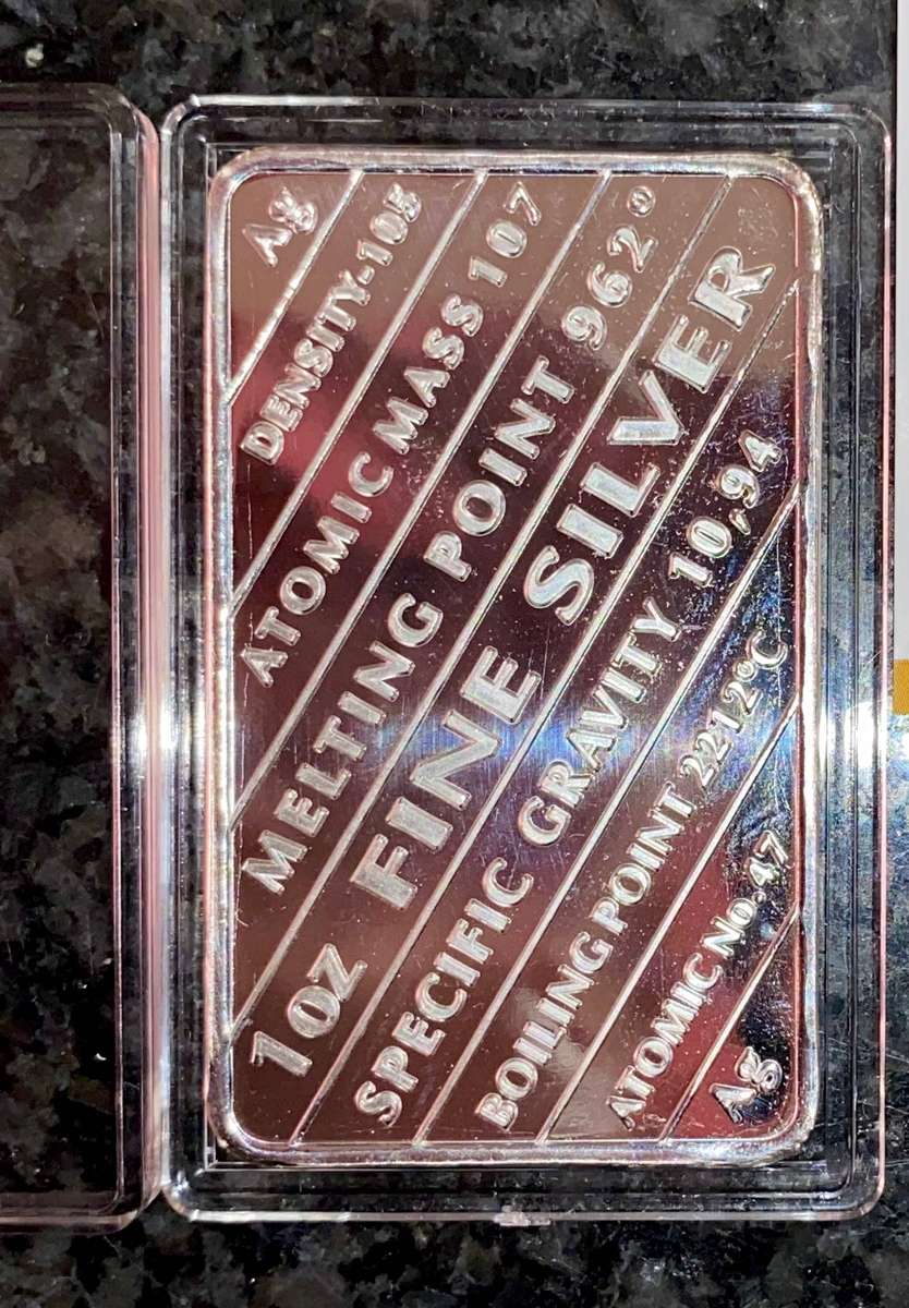 Silver Bar 1OZ -- Happy Birthday -- 1OZ Fine Silver with certificate - pouch & capsule