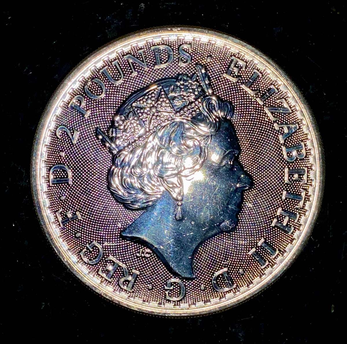 Britannia 1OZ Silver 2 Pound 2021 - NATHAN - Brilliant Uncirculated