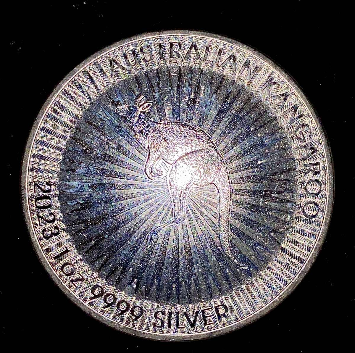 Australia 1OZ Fine Silver 1 Dollar - Kangaroo 2023 -  Brilliant Uncirculated 999 Silver
