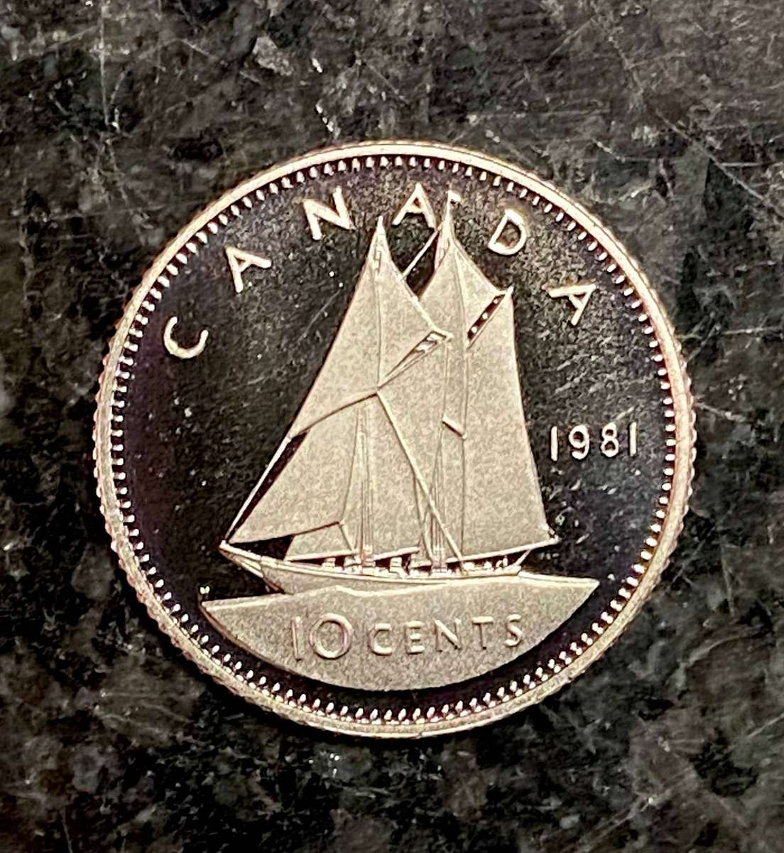 Canada Proof 5 cent 1981