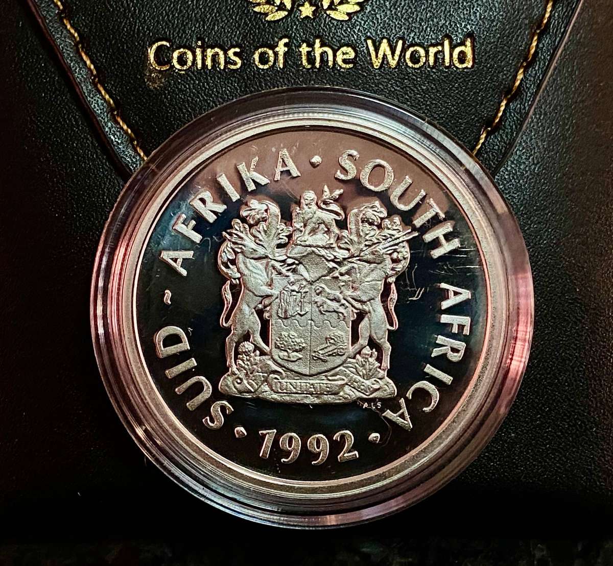 South Africa. Proof Silver R2 - Mint Technology 1992 - in pouch