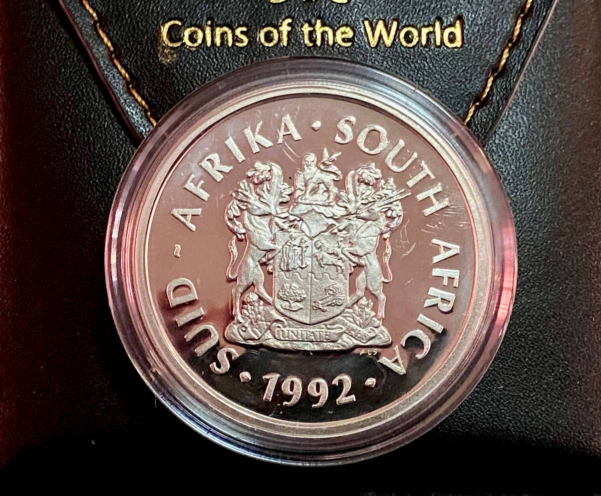 South Africa. Proof Silver R2 - Mint Technology 1992 - in pouch