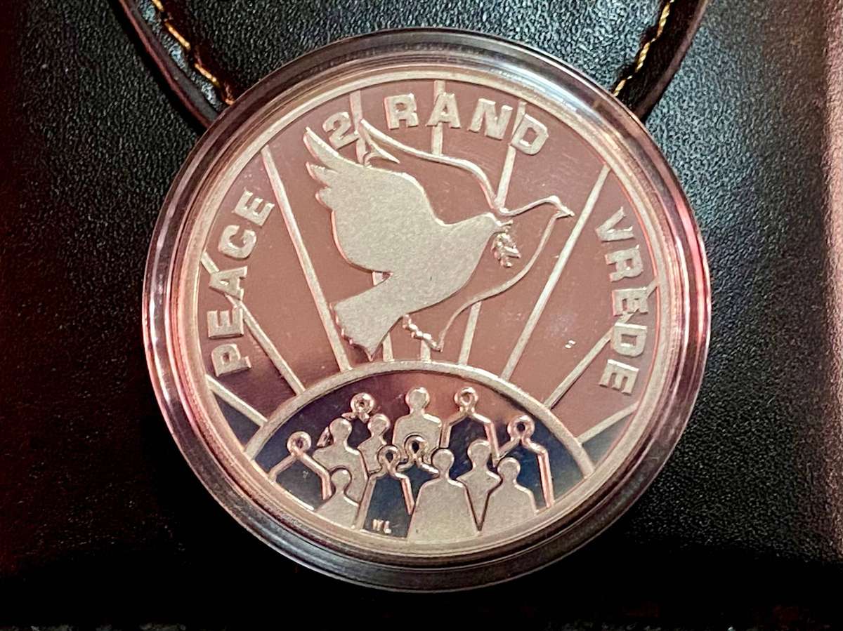 South Africa. Proof Silver R2 - Peace - in pouch