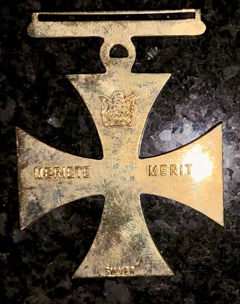 South Africa. Silver Prison Service Cross - for Merit 16.90g