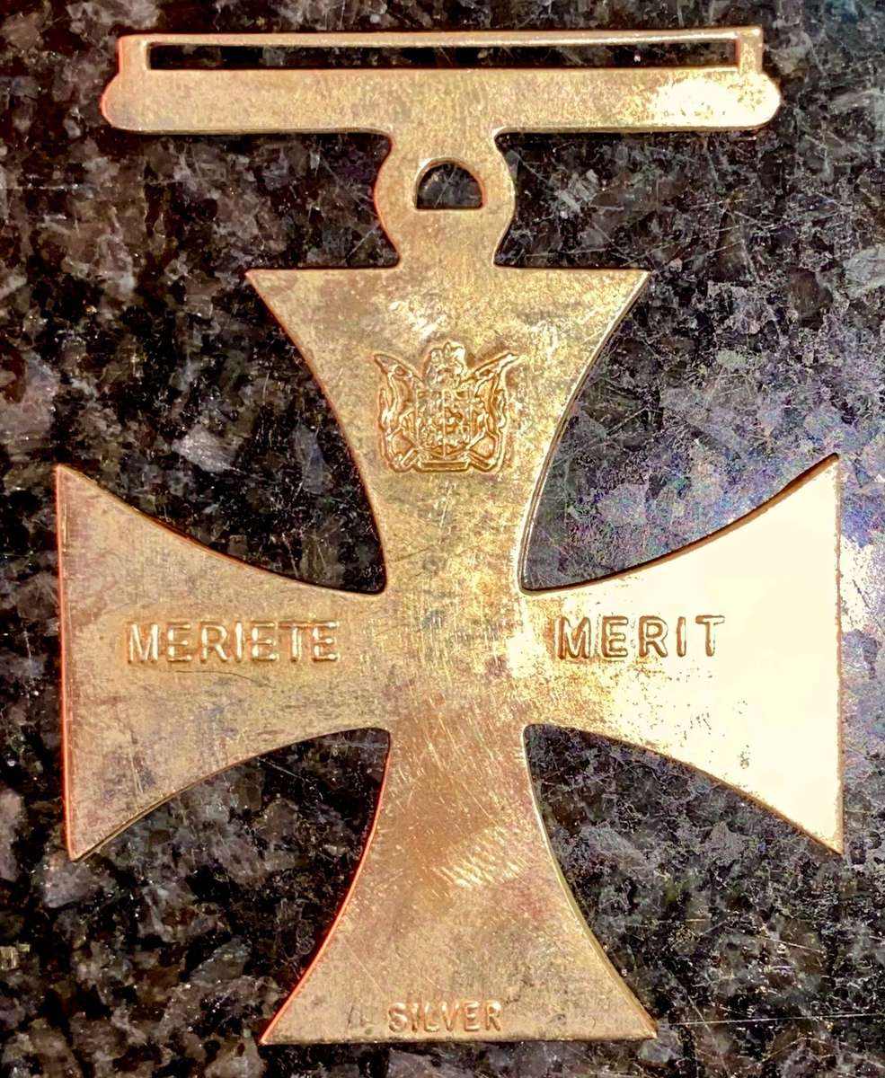 South Africa. Silver Prison Service Cross - for Merit 16.90g