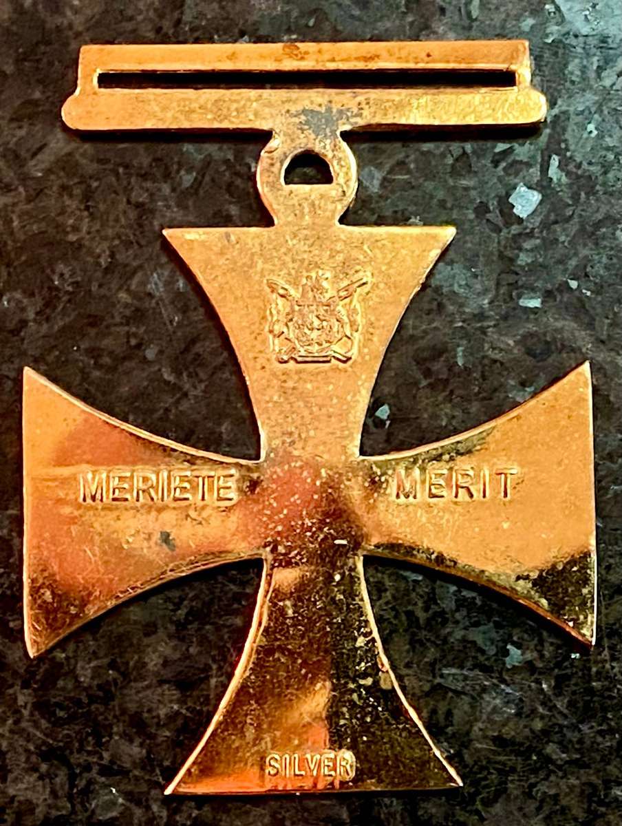 South Africa. Silver Prison Service Cross - for Merit 16.90g