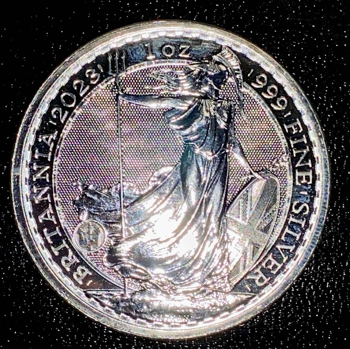 Britannia 1OZ Silver 2 Pound 2023 - NATHAN - Brilliant Uncirculated