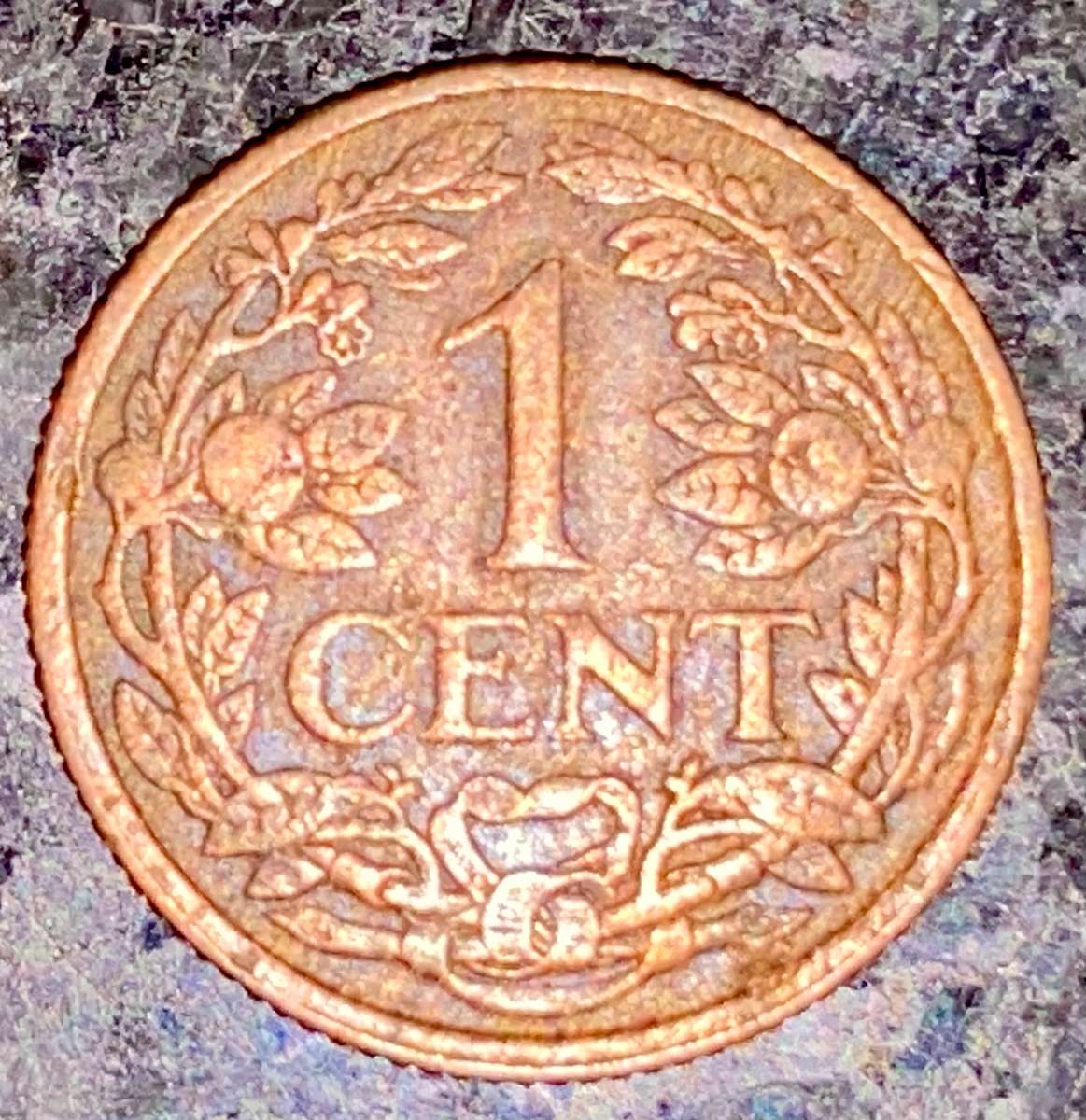 NETHERLANS 1 CENT 1917