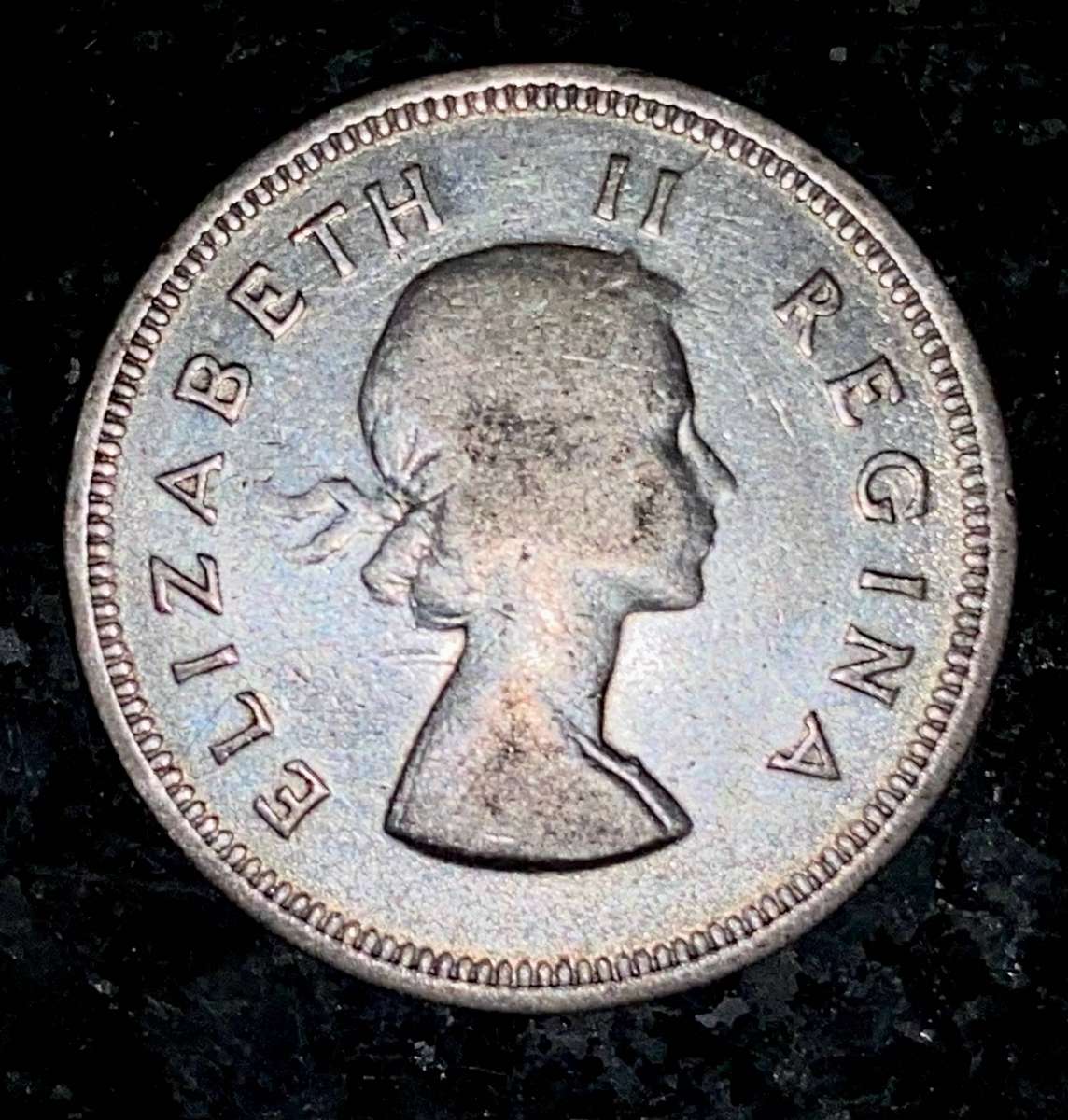 SA Union silver 2 1/2 shilling 1958 good condition