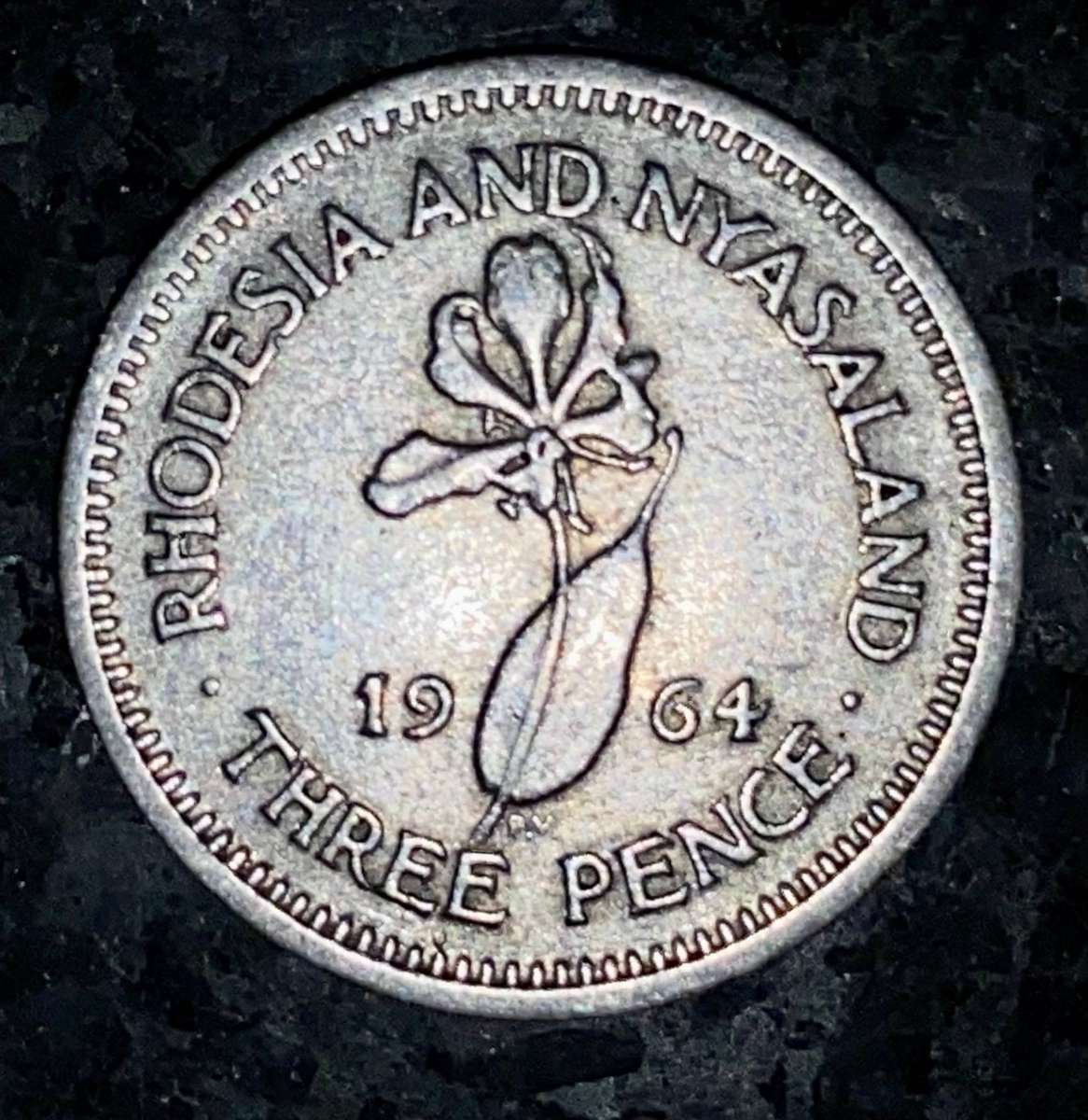 Rhodesia & Nyasaland 3 pence 1964