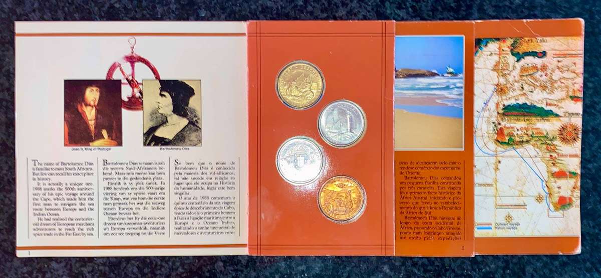 DIAS88 coin set in original folder - coins still sealed