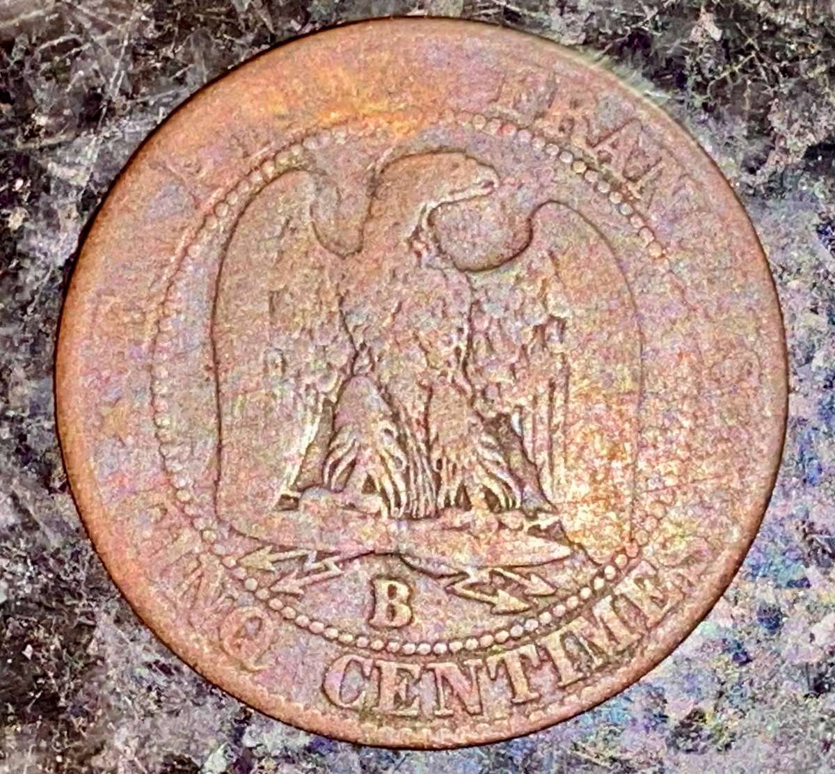 France 1 centimes 1855 Napoleon