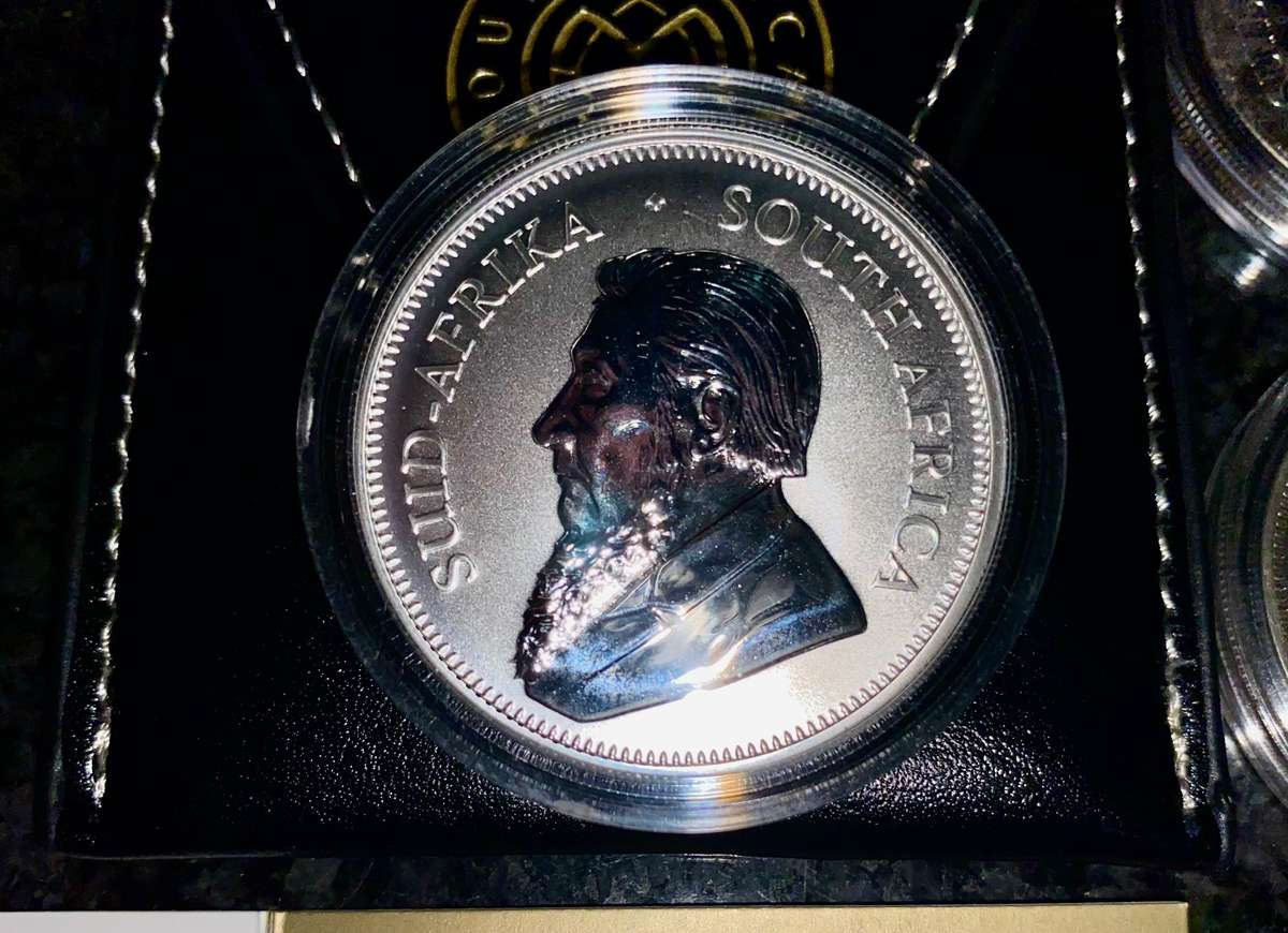 South Africa Full Set 1oz Silver Krugerrand Collection - Premium UNC 2017 to 2024