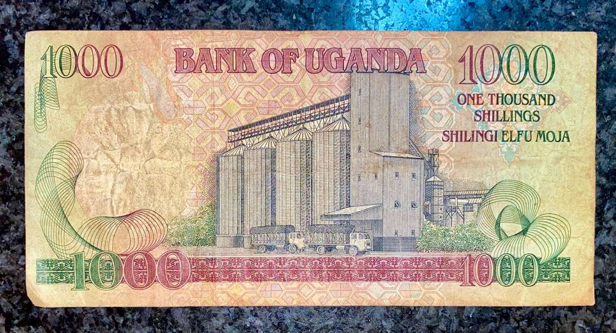 Uganda 1000 shillings 1991