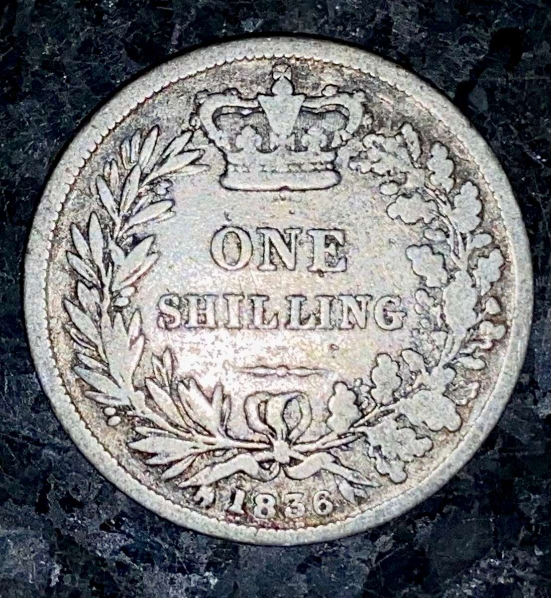 GREAT BRITAIN SILVER 1 SHILLING 1836