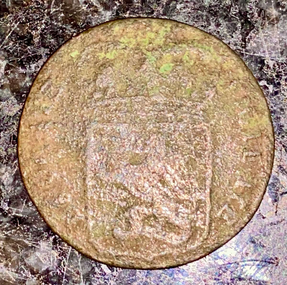 Dutch - Overijssel 1 duit 1766 - New York penny