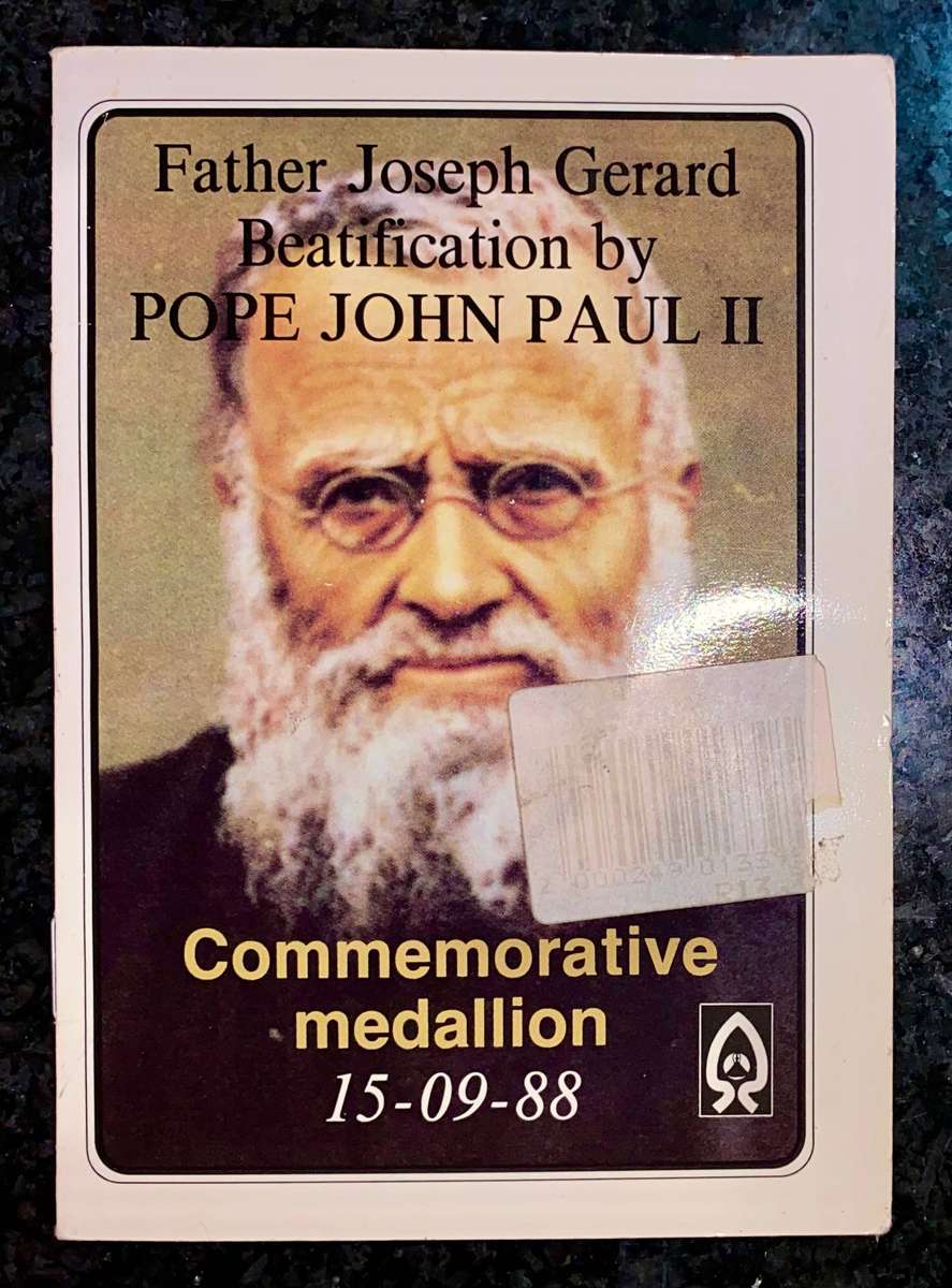 Pope John Paul ll commemorative medallion 15-09-1988 in original folder