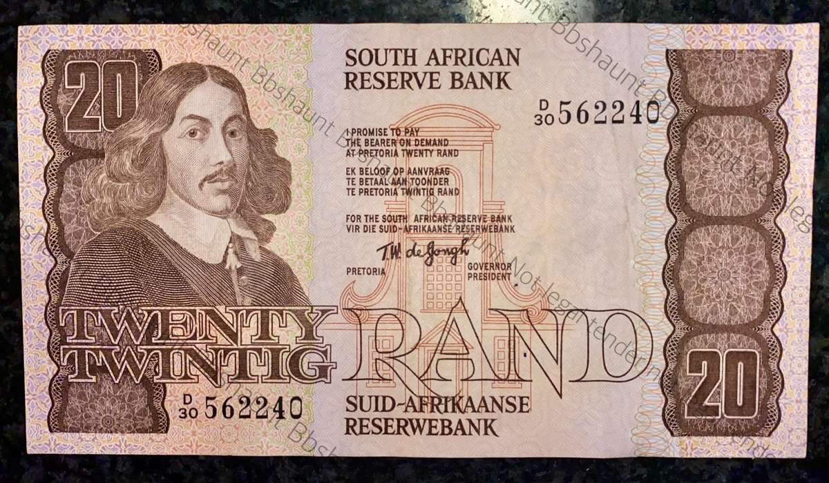 TW DE JONGH R20 - D30 -- 4TH ISSUE -- 1978  E/A