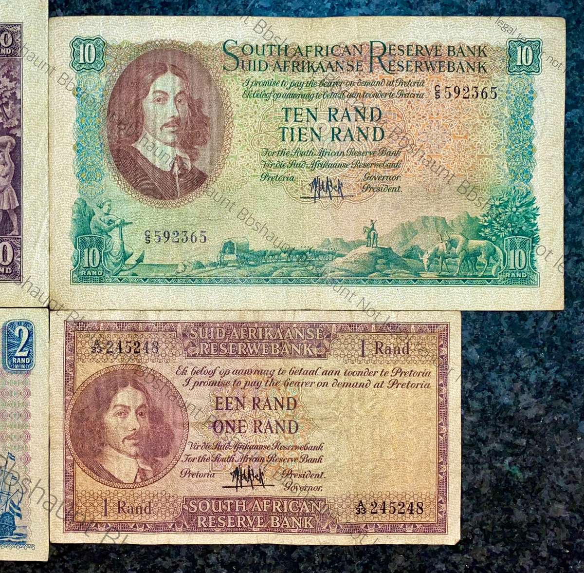 COMPLETE SET OF MH DE KOCK R20 - D1, R10 - C5, R2 - B46 & R1 - A33 -- 4TH ISSUE 1961 (1 BID TAKES AL