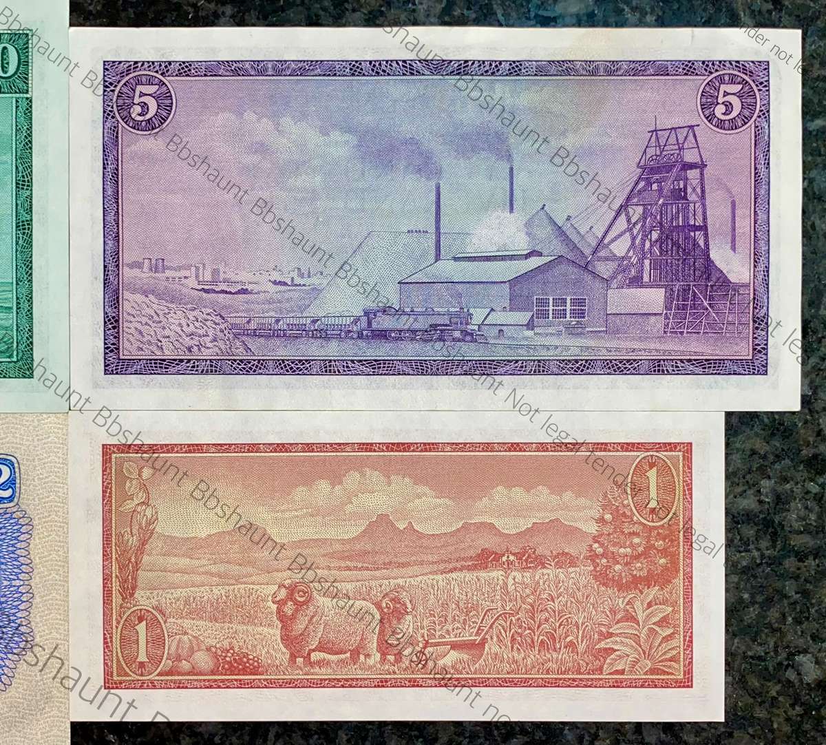 COMPLETE SET OF TW DE JONGH & DECIMALS R10 TO R1 -- UNC-AUNC -- MOSTLY SPRINGBUCK WTM 1967-1974