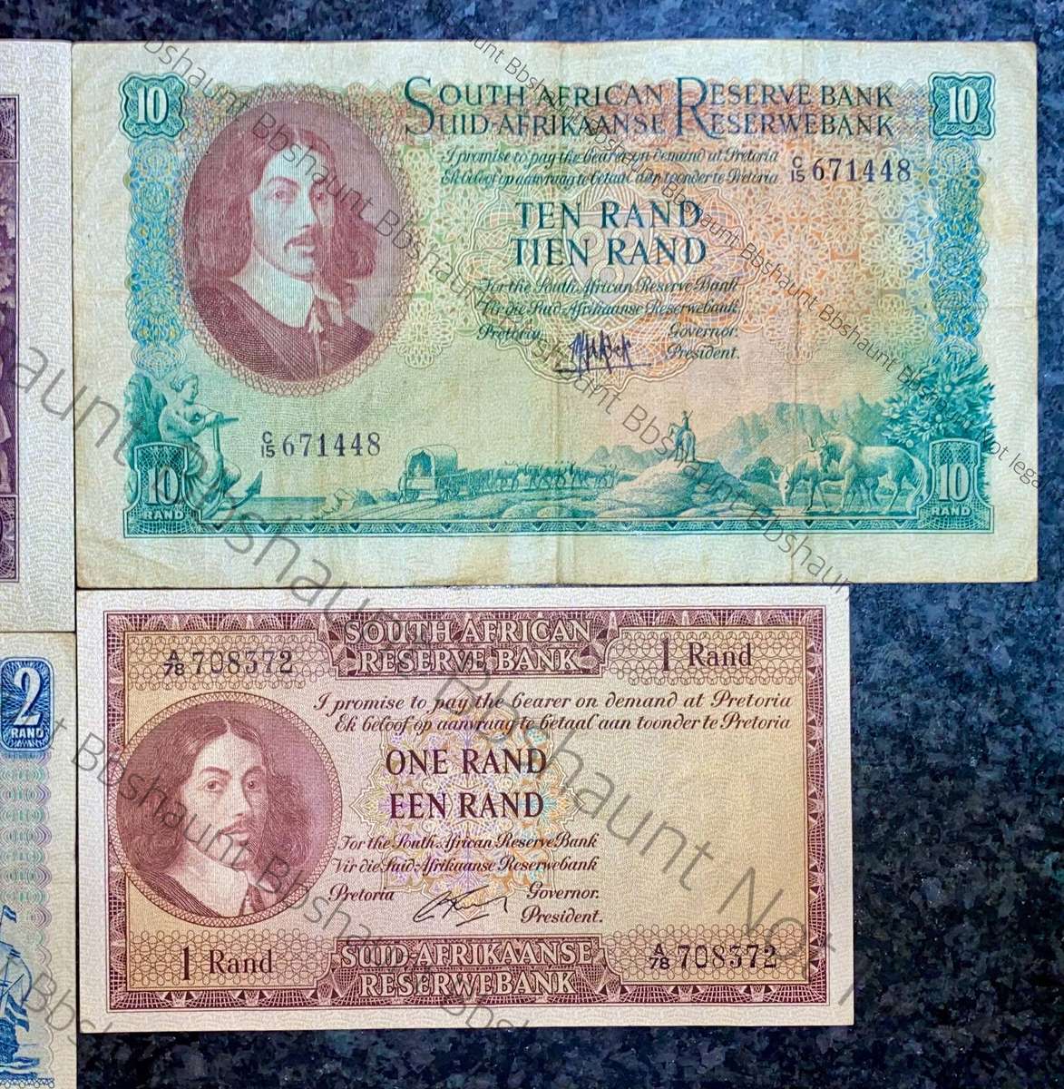 Complete Set Decimals R20 to R1 -- 4th issue 1961 & 1st issue 1962 (1 bid takes all)