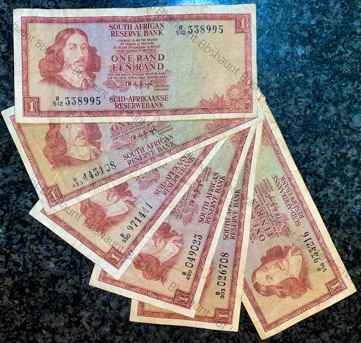Tw De Jongh. R1 B series 1975 (1 bid takes all)