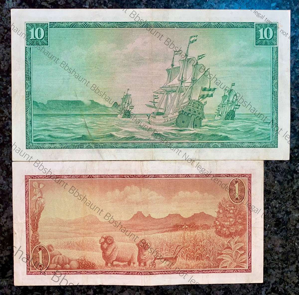 G Rissik. Set R10 & R1 -- 2nd issue 1966 (1 bid takes all)