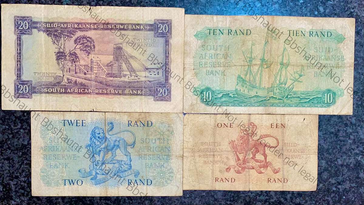 Complete Set Decimals R20 to R1 -- 4th issue 1961 & 1st issue 1962 (1 bid takes all)