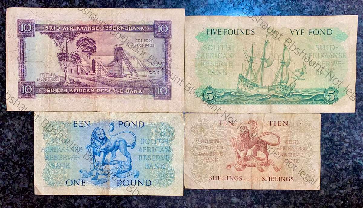 Mh De Kock set 10 pounds to 10 shillings 1951-1959 (1 bid takes all)