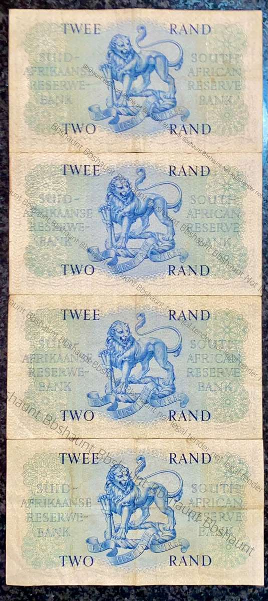 MH DE KOCK R2 ---- 4TH ISSUE 1961 VAN RIEBEECK WTM (BID PER NOTE)